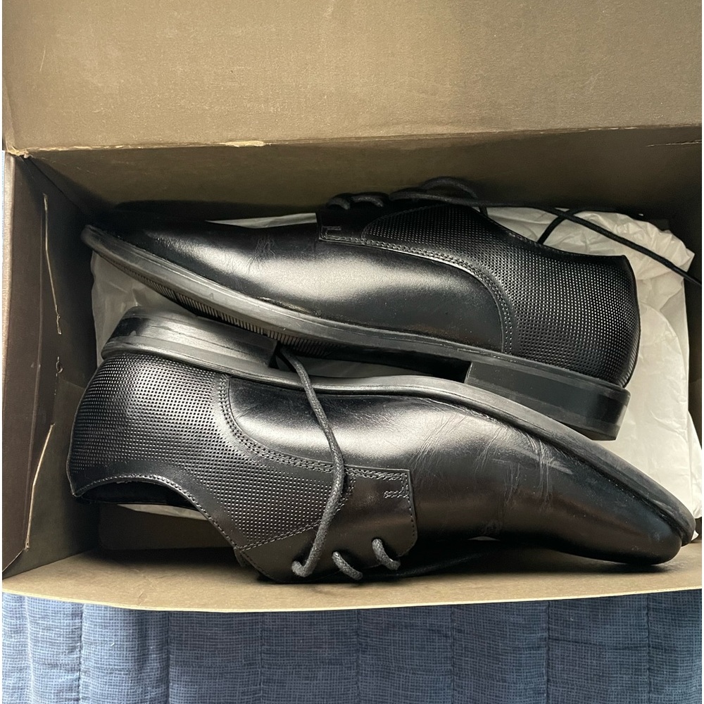 youth black dress shoes